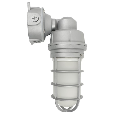 Satco LED Adjustable Vapor Tight Fixture - 20W - CCT Selectable 3K/4K/5K - Gray Finish 65/550